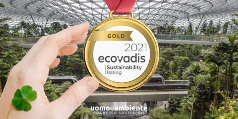 Gold rating EcoVadis per UOMOeAMBIENTE: ottenuta la medaglia d’oro alla sostenibilità 