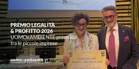Premio Legalità & Profitto 2026 per UOMOeAMBIENTE